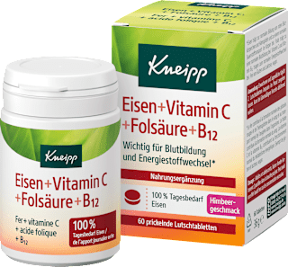 Lutschtabletten Eisen + Folsäure + Vitamin C + B12 Kneipp