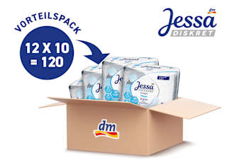 Einlagen Inkontinenz Maxi Vorteilspack (12x10 St) Jessa DISKRET