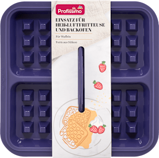 Waffeleinsatz Silikon für Heißluftfritteuse und Backofen Profissimo