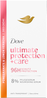Antitranspirant Deocreme ultimate protection +care pomegranate & lemon verbena Dove