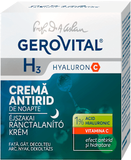 ルーマニア　GEROVITAL H3 Classic & Hyaluron C GEROVITAL Cremă antirid de zi H3 Hyaluron C, 50 ml | dm.ro
