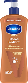 Telové mlieko Cocoa Radiant 48h Vaseline