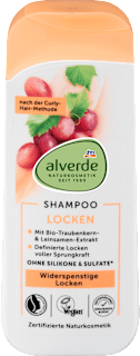 Шампоан за къдрава коса био ленено семе и био грозде alverde NATURKOSMETIK