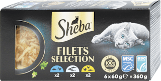 Cibo umido per gatti mix pesce e pollame Sheba