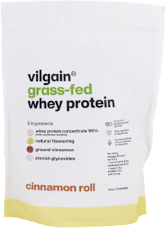 Srvátkový proteín grass-fed Whey protein škoricová rolka vilgain