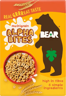 Celozrnné písmenkové cereálie Alphabites Bear
