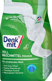 Прах за бяло пране, 20 пранета Denkmit