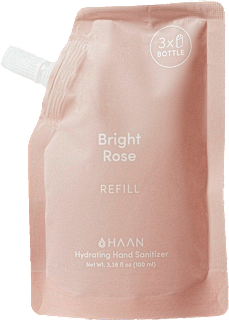 Čistiaci sprej na ruky Bright Rose, náhradná náplň HAAN