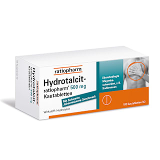 Hydrotalcit-ratiopharm 500mg Hydrotalcit Kautabletten ratiopharm
