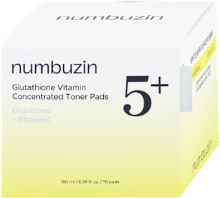 Rozjasňujúce pleťové tampóny Glutathione Vitamin-Niacinamide 5+ numbuzin