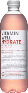 Erfrischungsgetränk Hydrate Erdbeer-Rhabarber-Geschmack Vitamin Well