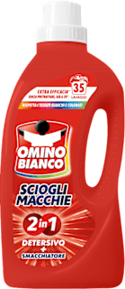 Detersivo liquido SCIOGLI MACCHIE 2IN1 OMINO BIANCO