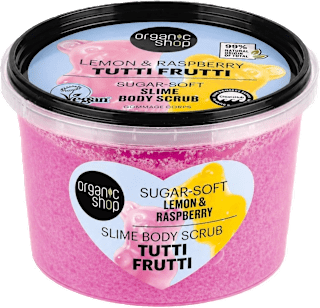 Piling za tijelo Tutti Frutti – Lemon & Raspberry organic shop