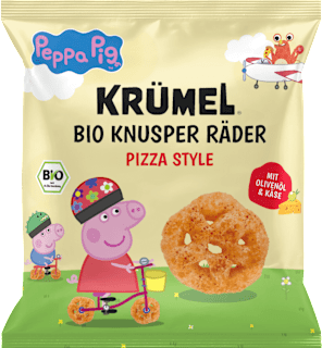 Kindersnack Krümel Knusper Räder Pizza Style KRÜMEL