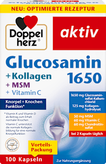 Glucosamin 1650 Kapseln 100 St Doppelherz