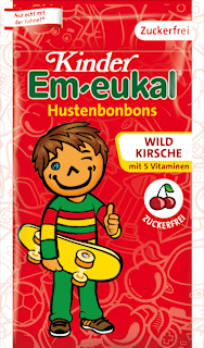 Hustenbonbons Kinder Wildkirsche zuckerfrei Kinder Em-eukal