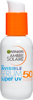 Sonnenfluid Gesicht super UV invisible Serum LSF 50+ Garnier Ambre Solaire