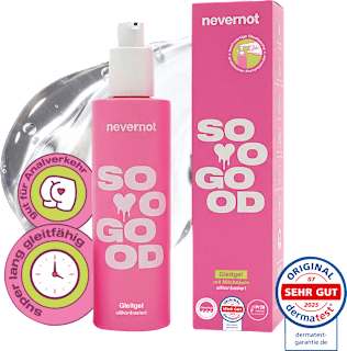 Gleitgel soo good mit Milchsäure, silikonbasiert nevernot