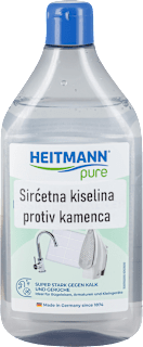 pure sirćetna kiselina za uklanjanje kamenca HEITMANN