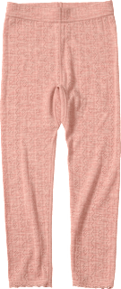 Unterhose aus Wolle-Seide mit Ajour-Struktur, rosa, Gr. 122/128 ALANA