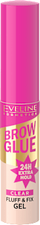 Żel do brwi transparentny Fluff & Fix brow glue EVELINE COSMETICS