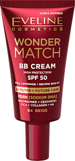 Krem BB Wonder Match SPF50 04 Beige EVELINE COSMETICS