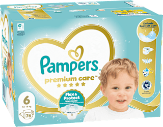 Jednokratne pelene, Vel. 6 (13-18 kg) Pampers Premium Care