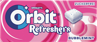 Kaugummi Refreshers Bubblemint zuckerfrei Orbit
