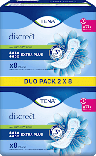 discreet Einlagen Inkontinenz Extra Plus Duopack TENA