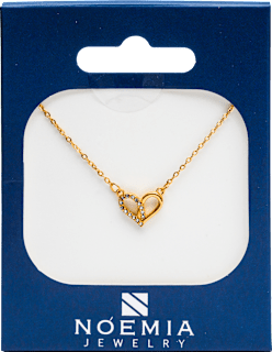 Ogrlica srce - Gold Noemia