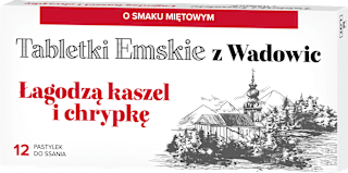 Tabletki Emskie z Wadowic, pastylki do ssania Polski Lek