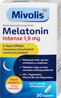 Melatonin Intense Kapseln Mivolis