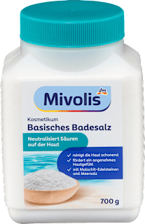 Basisches Badesalz Mivolis
