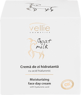 Cremă hidratantă de zi cu extract din lapte de capră Vellie