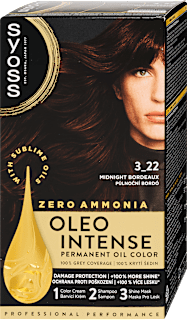 Tartós hajfesték, éjjeli bordó 3-22 Syoss Oleo Intense
