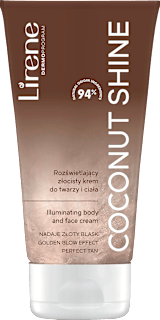 Cremă iluminatoare autobronzantă față și corp Coconut Shine Lirene