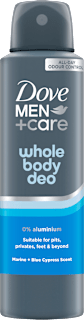Dezodorant v spreju za celo telo Marine + Blue Cypress Dove MEN+CARE