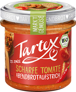 Brotaufstrich, Scharfe Tomate Tartex