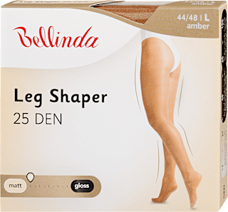 Harisnyanadrág, Leg shaper, 25 DEN, amber, L Bellinda