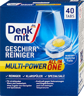Tablete za strojno pomivanje posode Multi-Power All in One Denkmit