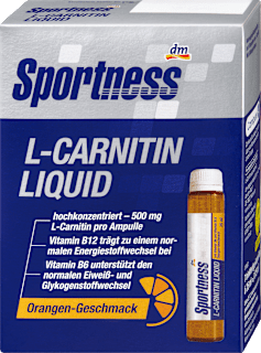 L-Carnitin Liquid Ampullen, Orangen Geschmack, 7 Stück à 25 ml Sportness