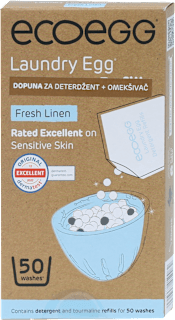Dopuna za detergent i omekšivač za veš 2u1 - Fresh Linen ecoegg