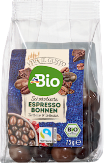 Schokolierte Espressobohnen dmBio