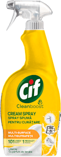 Spray spumă curățare Lămâie Cif