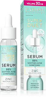 Serum za lice Super Duet protiv nepravilnosti – cink i salicilna kiselina EVELINE COSMETICS