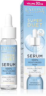Serum za lice Super Duet – hijaluronska kiselina i d-pantenol EVELINE COSMETICS