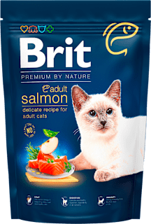 Premium by Nature granule pro kočky s lososem Brit