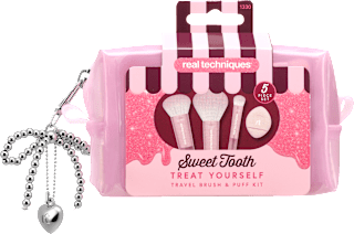 Cestová súprava štetcov a hubky Sweet Tooth Treat Yourself REAL TECHNIQUES