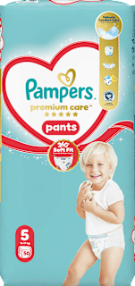 Пелени - гащички, размер 5 (11-17kg) Pampers Premium Care
