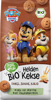 Kinderkekse Paw Patrol Dinkel, Banane & Kakao ab 3 Jahren PURE & FUN